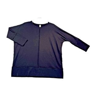 SPANX  Perfect Length Top Dolman 3/4 Sleeve Shirt Women's Small 50171R Black